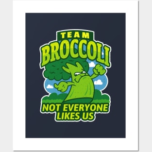 Team Broccoli - Funny Broccoli Sports Posters and Art